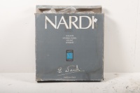 NARDI: A NOS Nardi steering wheel, leather with gold centre in box - 2