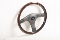 NARDI: A NOS Nardi 3 spoke partial woodgrain steering wheel - 3