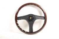 NARDI: A NOS Nardi 3 spoke partial woodgrain steering wheel - 5