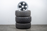 FUCHS WHEELS: A set of Porsche 911 Fuchs wheels, includes two 15 x 7 and two 15 x 8 wheels