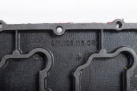 LOWER VALVE COVERS: Two circa 1969-77 Porsche 911 magnesium lower valve covers [P/N 901105116OR] - 4