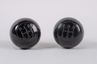 GEAR KNOBS: Two Porsche gear knobs