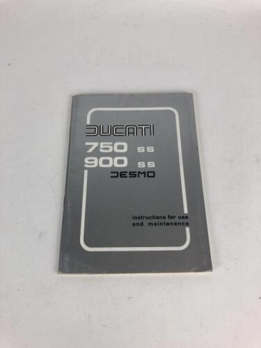DUCATI: One original Ducati 750 SS / 900 SS 1977 Maintenance Manual AS NEW