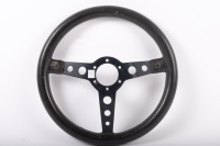 MOMO: A Momo Prototipo three spoke leather bound racing steering wheel [P/N M 20340] - NEW PHOTOS ADDED - 4