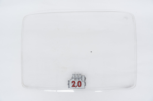 REAR WINDOW: A Porsche 911 perspex rear window