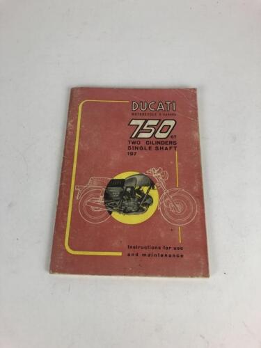 DUCATI: One original Ducati 750 GT 1972 Maintenance Manual