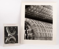BRYANT & MAY: A large unframed black & white photograph taken by well known Australian architectural & industrial photographer Wolfgang Sievers depicting match production at the Bryant & May factory 1939, signed by the photographer