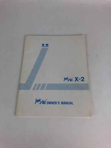 KAWASAKI: One original Kawasaki X-2 Jetski owners manual
