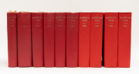RACING CAR NEWS: A group of ten bound books containing Australian published 'Racing Car News' magazine, covering years 1967-1976