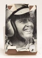 BRUCE MCLAREN: 'Bruce McLaren - The Man and His Racing Team' by Eoin Young, with attached 1971 Christmas card from Trojan Racing, Croydon UK, hardcover book, published 1971 - 3