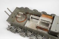 KING TIGER TANK: A Sankyo (Japan) German Army King Tiger remote control tank model kit - 8