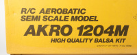 AKRO 1204M: An OK Model Co. (Japan) radio controlled aerobatic semi scale model Akro 1204M plane model kit - 3