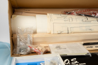 AKRO 1204M: An OK Model Co. (Japan) radio controlled aerobatic semi scale model Akro 1204M plane model kit - 5