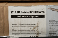 FIESELER FI 156 STORCH: A Dancing Wings Hobby S21 1.6M Fieseler Fi 156 Storch balsawood airplane model kit - 4