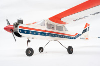 TARTAN TWIN 77: A model aeroplane Tartan Twin 77 engine, thought to be 44cc with Tartan 24-6 propeller attached, also included is an already assembled RPM Snark 20T radio controlled model aeroplane - 4