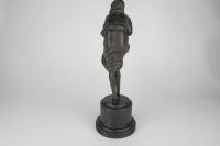 ART DECO: An Art Deco style figure titled 'The Squall' of a windswept lady after Chiparus - 4