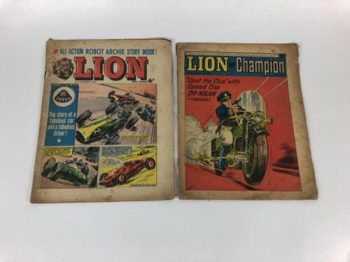 COMICS: Two original Lion comics, 'Lotus Story' 1964 and 'Zip Nolan Police Rider' 1967