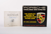PORSCHE HISTORY: 'Porsche - Excellence Was Expected - The Complete History of the Sports & Racing Cars' by Karl Ludvigsen, hardcover book published 1977