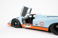 PORSCHE 917K: An Autoart 1:18 scale Le Mans Porsche 917K 'Steve McQueen' in Gulf Oil livery, car No.20, with opening parts - 2