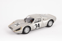 PORSCHE 904: A Paul's Model Art Minichamps 1:18 scale 1964 Porsche 904 GTS in silver paintwork, car No.34