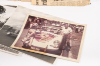ALAN HAMILTON: A group of Alan Hamilton's own press clippings mainly from the late 1960s & early 1970s plus also a selection of his own photographs taken of Porsche in Australia - 2
