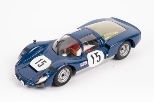 PORSCHE 906: A Paul's Model Art Minichamps 1:18 scale 1966 Porsche 906 Daytona 24 Hour race car No.15, with removable parts