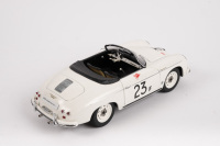 PORSCHE 356A: An Autoart 1:18 scale Porsche 356 A Speedster 'James Dean' car No.23F, in white paintwork, with opening parts - 2