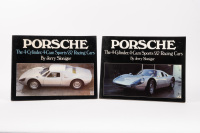 PORSCHE 4 CYLINDER: Two copies of 'Porsche - The 4-Cylinder, 4-Cam Sports & Racing Cars' by Jerry Sloniger, softcover book, first published 1977
