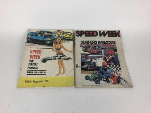 RACING: Two racing programs Speed Week 1968/1973