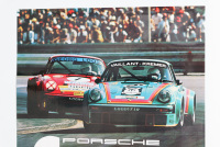 PORSCHE CUP: A large laminated circa 1976 Porsche poster promoting the 1976 Porsche Cup, 1.01m high, 74.5cm wide - 2