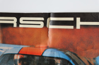PORSCHE 1970: A large 1970 dated Porsche poster celebrating Porsche being the 1970 Manufacturer's World Champion in the World Sportscar Championship, 1.01m high, 76cm wide - 3