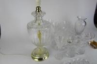 GLASSWARE: A large collection of various glassware - 4