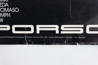 PORSCHE POSTER: A large 1979 dated Porsche poster celebrating the 1979 marque world championship, 76cm high, 1.01m wide - 5