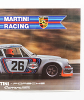 MARTINI PORSCHE: A Martini Racing poster featuring a Porsche Carrera RSR, 58cm high, 89cm wide - 3