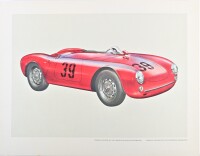 PORSCHE: A large folio, "PORSCHE KONSTRUKTION" circa 1970, containing 29 colour plates on heavy weight art stock - 6