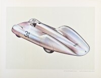 PORSCHE: A large folio, "PORSCHE KONSTRUKTION" circa 1970, containing 29 colour plates on heavy weight art stock - 18