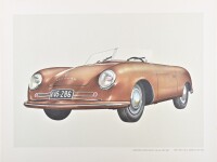 PORSCHE: A large folio, "PORSCHE KONSTRUKTION" circa 1970, containing 29 colour plates on heavy weight art stock - 21