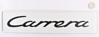 PORSCHE: Carrera script metal showroom display registration plate