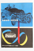 PORSCHE POSTER: A 1959 dated Porsche poster '1909-1959', 84.5cm high, 59cm wide