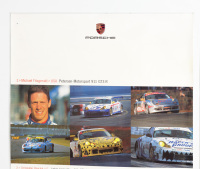911 GT3 R: A large laminated 2000 dated Porsche poster celebrating the 2000 Porsche Cup victory for the 911 GT3 R as driven by Michael Fitzgerald, 1.03m high, 77cm wide - 2
