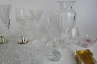 GLASSWARE: A large collection of various glassware - 7