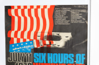 PORSCHE GULF 917: A large 1970 dated Porsche poster celebrating the Porsche-Gulf 917/4900 victory at the 1970 Six Hours race at Watkins Glen, 1.01m high, 76cm wide - 2