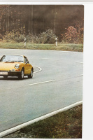 PORSCHE 911: Three very large posters featuring early Porsche 911 models, all measure 84cm high, 1.20m wide - 4