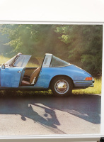 PORSCHE 911: Three very large posters featuring early Porsche 911 models, all measure 84cm high, 1.20m wide - 6
