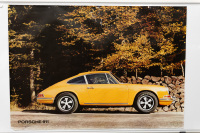 PORSCHE 911: Three very large posters featuring early Porsche 911 models, all measure 84cm high, 1.20m wide - 7