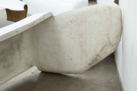 PORSCHE 908: A Porsche 908 fibreglass front nose cone section with windscreen, dash cover, and two sill panels - 11