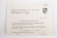PORSCHE 924: Two Porsche 924 sales brochures from the 1980s - 2