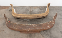 BUMPERS MOLDS: A pair of front & rear bumper molds thought to possibly suit a circa 1970-73 Porsche 911 race car
