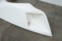 PORSCHE PANELS: Two Porsche 911 fibreglass panels, includes a left side front slant nose mudguard and a lower front bumper apron - 4