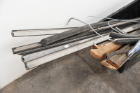 EXTERIOR TRIMS: A box of assorted mostly Porsche 911 exterior trim pieces & bumper inserts - 3